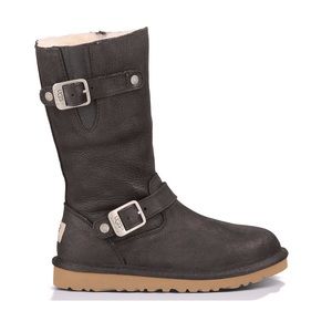 Ugg tall brown leather boots, Kensington, size 9